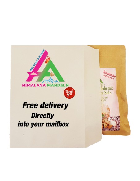 Amandes grillées au sel de l'Himalaya 100 gr