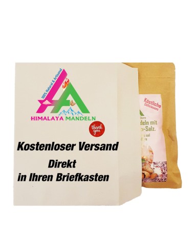 Amandes grillées au sel de l'Himalaya 100 gr